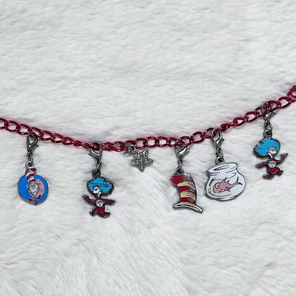 Dr. Seuss Cat In The Hat Charm Bracelet